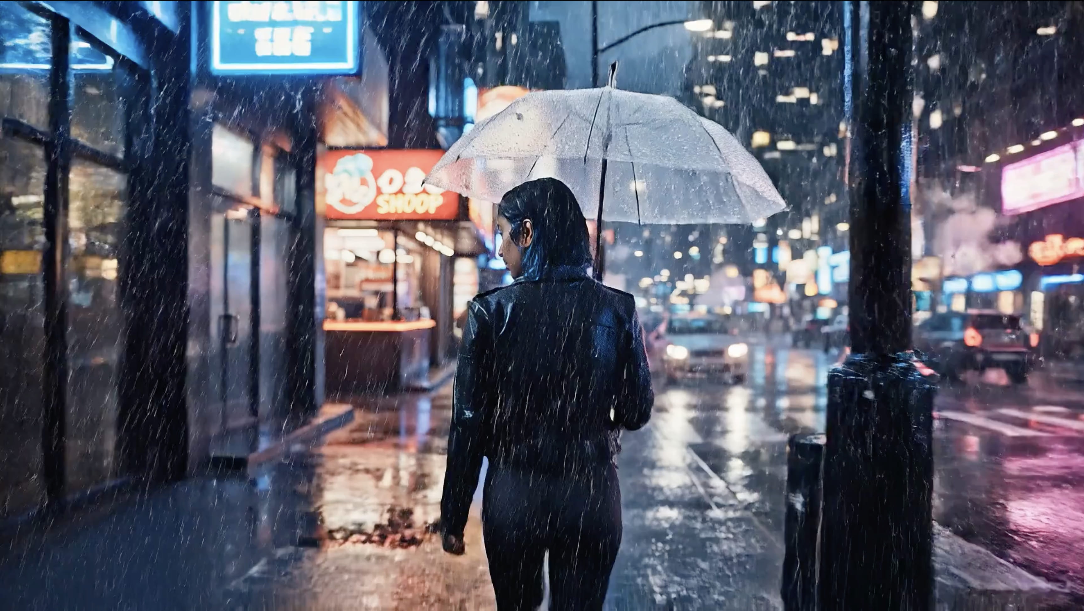 Primer plano de retrato - Veo 4K - after Veo watermark removed