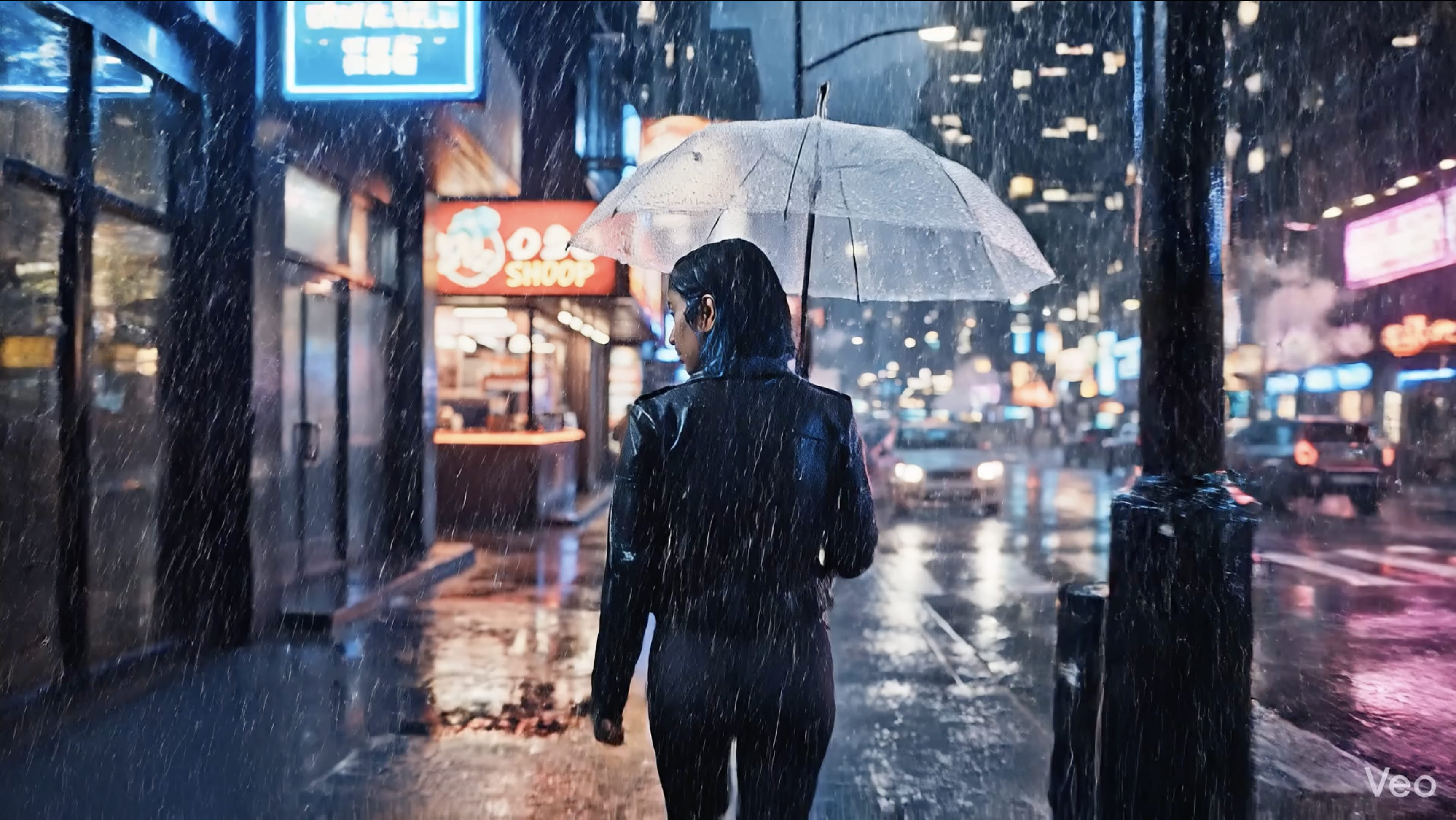 Primer plano de retrato - Veo 4K - original with Veo watermark